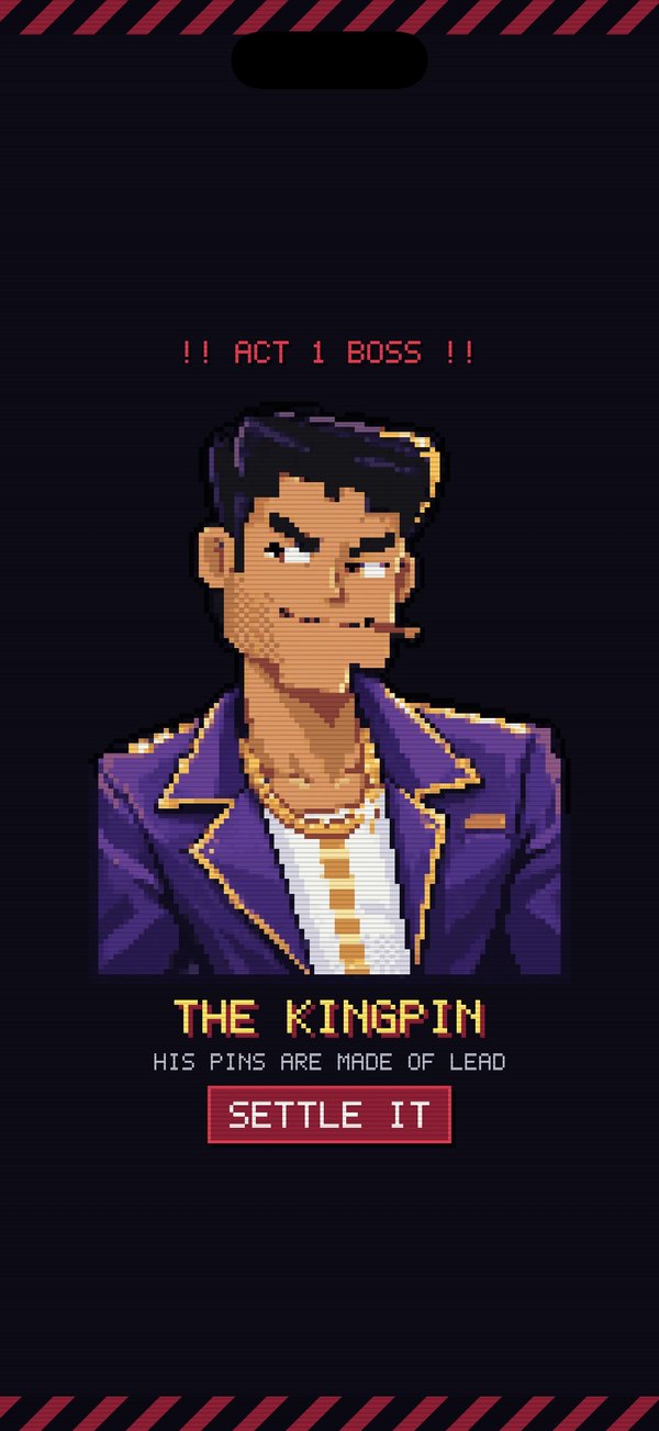 The Kingpin steps up: act 1 boss